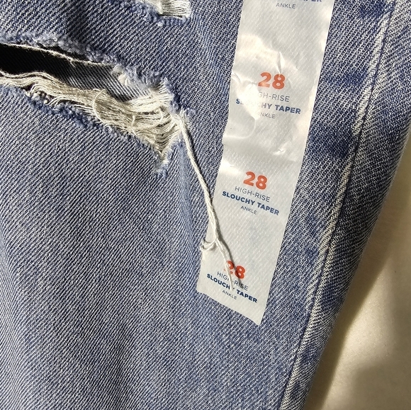 Old Navy Slouchy Taper High-Rise Ankle Plus Size Women's Size 28 - Picture 2 of 9